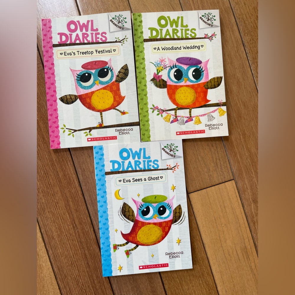 Owl Diaries Books 1-3 by Rebecca Elliott